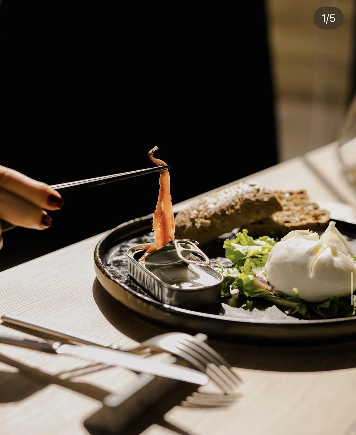 Un piatto del bistrot di Vila Clube